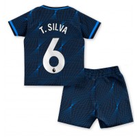Dětský Fotbalový dres Chelsea Thiago Silva #6 2023-24 Venkovní Krátký Rukáv (+ trenýrky)